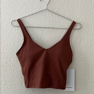 lululemon athletica Women's Brown Tank Top